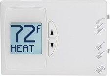 Lux Pro PSD111B Non-Programmable Thermostat for Home PSD111B- Single, White 