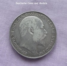 1902 KING EDWARD VII SILVER CROWN