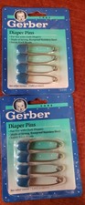 Vintage Gerber Diaper Pins Blue 1991 LOT OF 2  76156