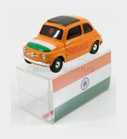 Brumm BR064 Fiat 500 Brums Indien Namaste ! Gelb 1/43