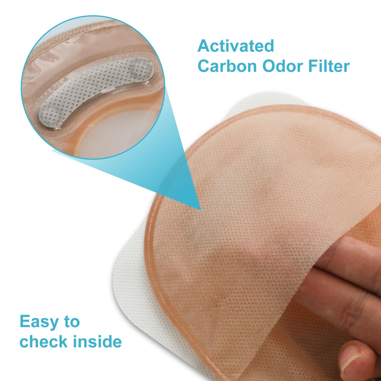 KONWEDA 21PCS Ostomy Bags,Colostomy Supplies,Two Piece Drainable Ostomy Pouch...