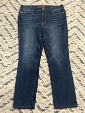 JUDY BLUE Women  s Skinny Fit Jeans Dark Wash Size 15/32 
