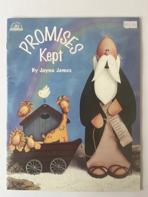 Promises Kept Tole Painting Pattern Book Jayna James Noah's Ark Animals Baby VTG