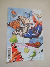 FRANCE  2010 BUTTERFLIES SPECIAL SHEET VERY NICE !   rt07 /eh617