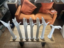 Mannequin Hand Arm Display Base Female Gloves x 7