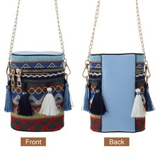 Borsa a secchiello da 1 pezzo Borsa a cilindro alla moda a forma di barile