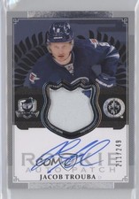 2013-14 Upper Deck The Cup Rookie 211/249 Jacob Trouba #181 Patch Auto 0c3