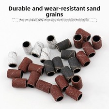 75 Pcs Nail Sanding Bands Kit 80 120 180 Grit Resin Abrasive for Nail Files