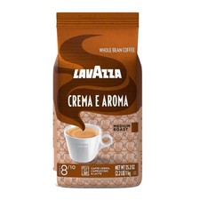 Crema E Aroma Whole Bean Coffee Blend, 2.2-Pound Bag , Balanced medium roast ... 14.55 per pound