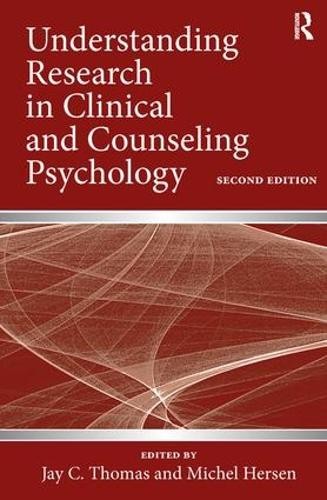 Understanding Research in Clinical and Counseling Psychology by Jay C. Thomas - Image 2