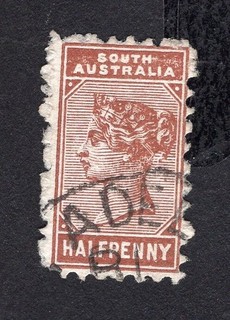 Australia 1890 Stamp SG#187 used CV=14$
