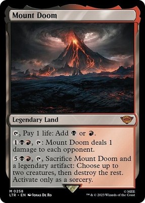 Mount Doom ~ Der Herr der Ringe [ NM ] [ Magic MTG ]