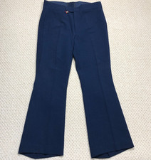 ROFFE Schoeller Ski Pants Fits Mens 32x31 Navy Stretch Wool Blend USA Made NWT