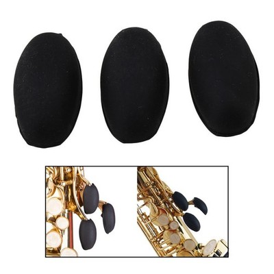 3pcs Gummi Saxophon Tasten Riser Daumenauflage Für Alt Tenor Sopran Saxophon