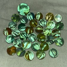 Vintage 6 Vein Cats Eye Marbles. Hybrid .60-.65 Shooter 9.39 34 Total.