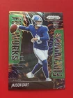 2025 Panini Prizm - Fireworks Jaxson Dart #6 Green Wave Prizm (RC)
