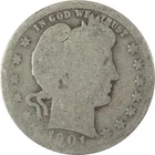 1901 O Barber Quarter AG About Good Silver 25c Coin SKU:I19797