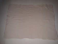 Vintage Pink Baby Blanket with Flower Embroidered Edge 1960's 30x22