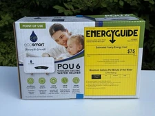 EcoSmart POU 6 - Point of Use Tankless Electric Water Heater 5.5KW 220V - New