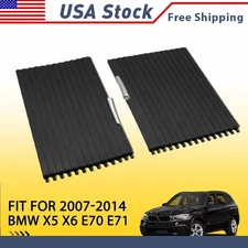For BMW X5 X6 E70 E71 2007-14 Front Console Cup Holder Roller Blind Cover Kit XH