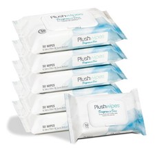 Flushable Wipes 6 Packs 300 XL Wipes Fragrance Free