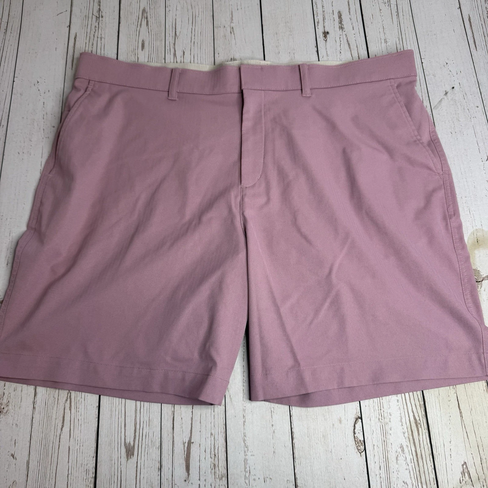 Nike Tour Chino Golf Shorts Mens Size 42 Plum Dust Purple 8" Inseam Pockets
