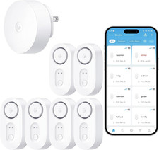Smart Wifi Water Leak Detector Bundle with 105dB Alarm 1804ft Range
