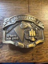VINTAGE 50years Navistar IH international Rare Belt Buckle Fast Free Shipping