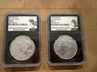 2023-S Proof $1 Morgan & Peace Silver Dollar NGC MS70 Set 1g SILVER Label FDOI