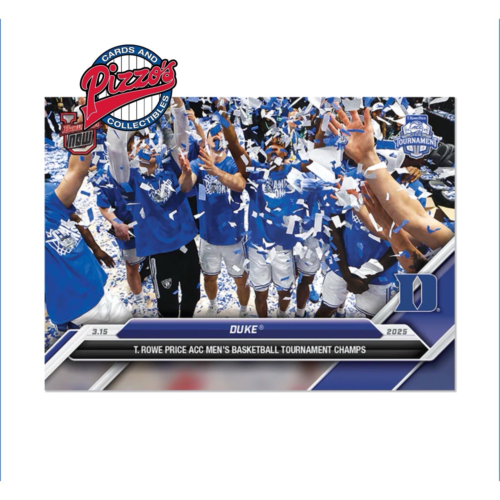 Duke ACC Champs 2024-25 Bowman U NOW Basketball Card 87 In Hand