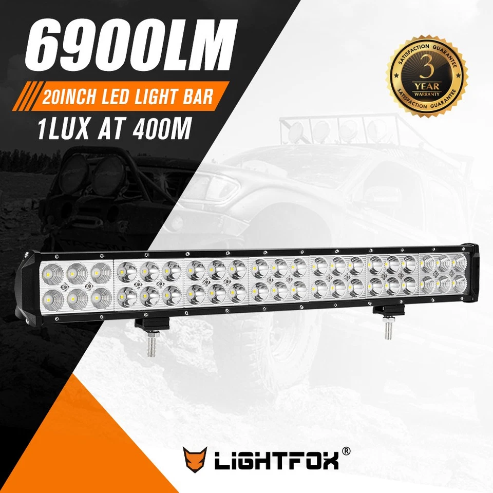 20inch OSRAM Led Light Bar Flood Spot Combo Offroad Work Driving 4WD Truck