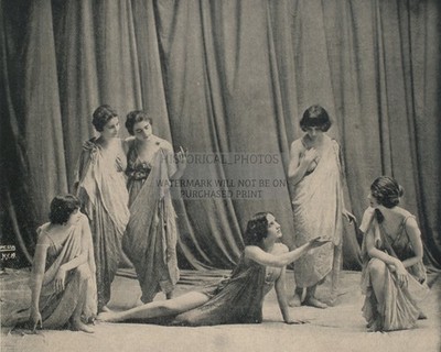 ISADORA DUNCAN DANCERS THEATER ART PERFORMANCE 8X10 PHOTO