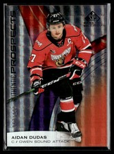 2019-20 SP Game Used CHL Autographs Aidan Dudas Auto Owen Sound Attack #51