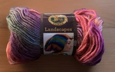Lion Brand Landscapes Yarn CORAL REEF #211~3.5 oz/147 yards