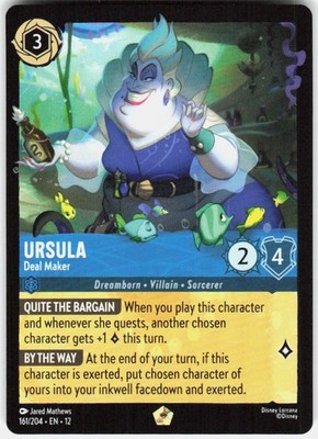 Ursula Deal Maker 161/204 Wilds Unknown Disney Lorcana