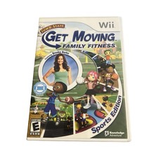 JumpStart: Get Moving Family Fitness – Sports Edition (Nintendo Wii) TESTED CIB