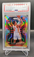 Jalen Johnson 2021-22 Prizm Silver Prizm #305 PSA 10, solo Pop 140, più JJ