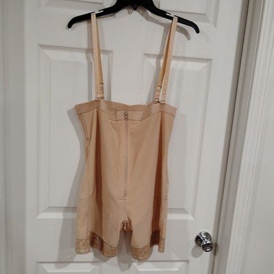 Shapellx Shapewear 3XL High Waisted With Adjustable Straps Zip Back And Crotch