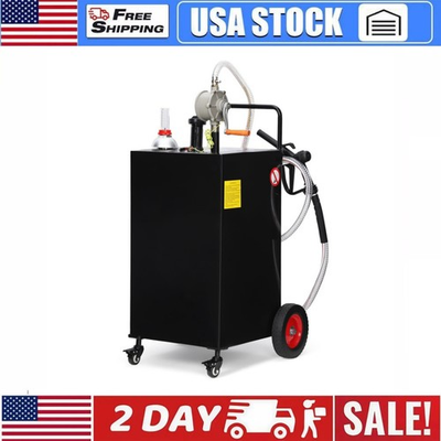 #ad 30 Gallon Fuel Caddy Industrial Portable Tank for Diesel amp; Gas UV Protected $175.74