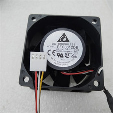 Delta PFC0612DE-DQ49 DC12V 0.81A 6038 6cm 4-wire server fan