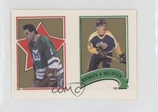 1987-88 O-Pee-Chee Album Stickers Mike Liut Luc Robitaille #133-121 HOF td8