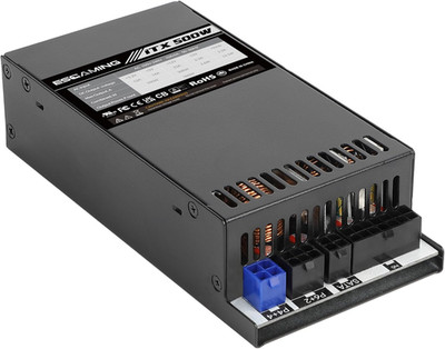 500W 1U/Flex Atx/Mini ITX Power Supply, 80+ Bronze Certified Fully Modular Activ