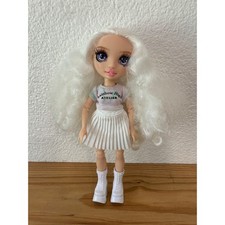 Rainbow High Color Create Fashion Doll White Hair Purple Eyes White Outfit