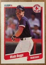 ungraded Wade Boggs #268 1990 Fleer baseball card