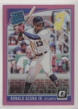 2018 Panini Donruss Optic Rated Rookie Pink Prizm Ronald Acuna Jr #63 05du