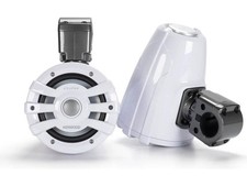 NEW Kenwood XM65TWL 6-1/2" Marine Tower Speakers w/ LED Lighting White , 1 PAIR