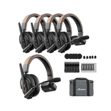 Accsoon Como SE 5-Person Wireless Intercom Headset System 1 Host 4 Remote, 2....