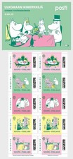 finland 2025 80 Years of Moomins 1945 Cartoons Comics Fairy Tales 10V BOOKLET