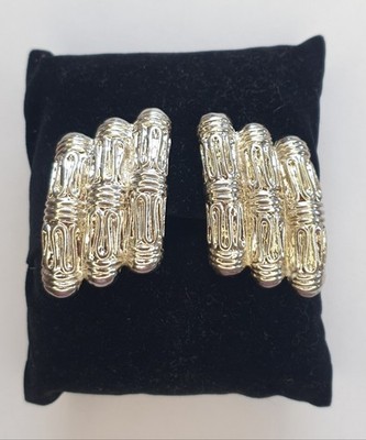 PAAR PAOLO GUCCI OHRCLIPS ?? METALL 80ER 90ER VINTAGE