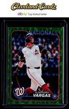 2024 Topps Update #US303 Ildemaro Vargas Green Crackle Foilboard #/499